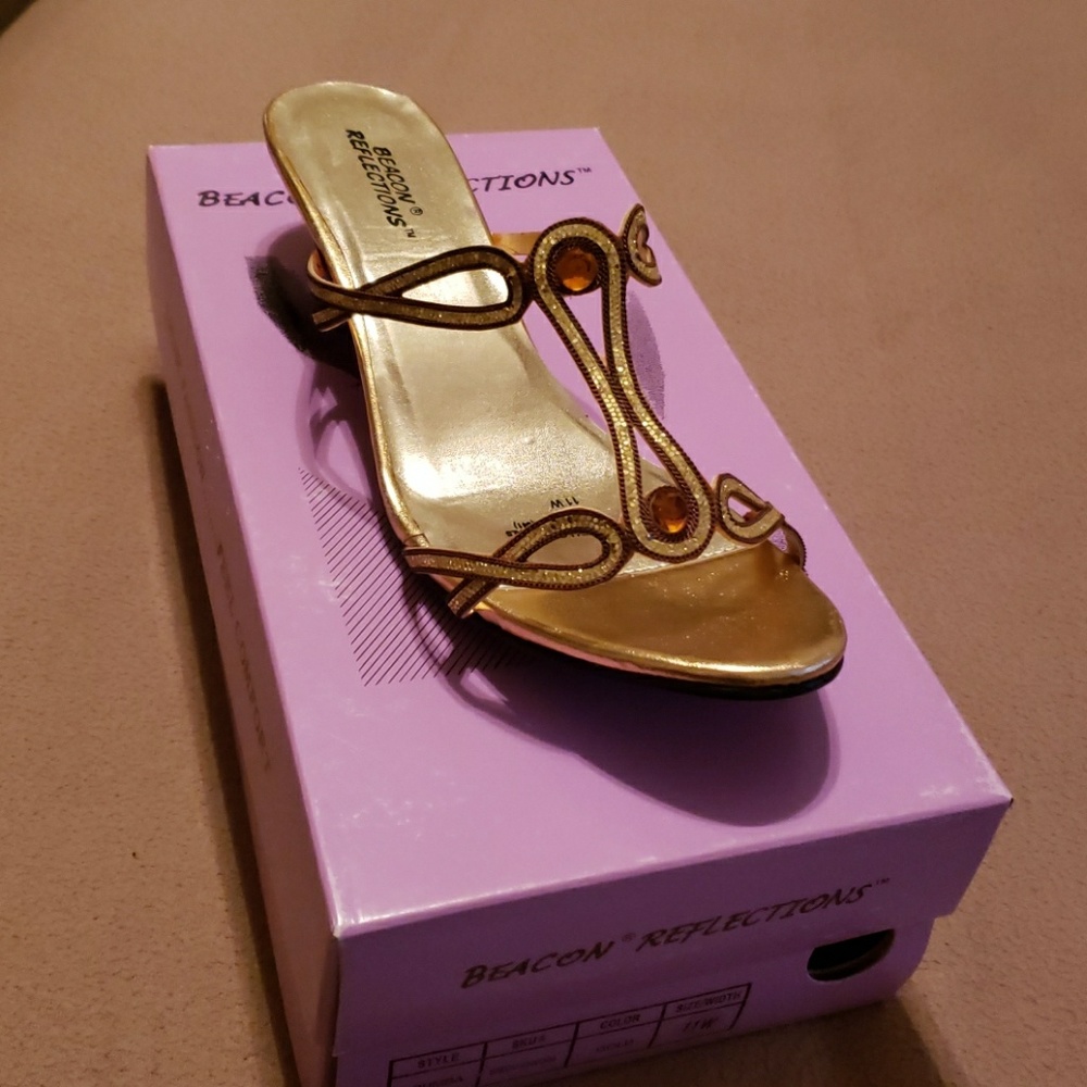 Gold Dress shoes